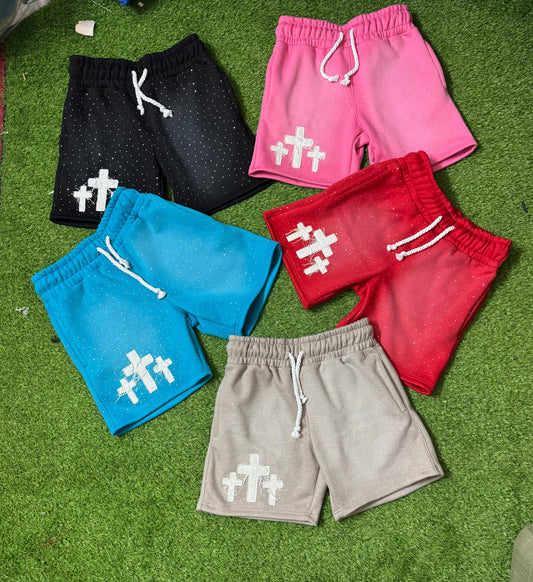 triple cross shorts
