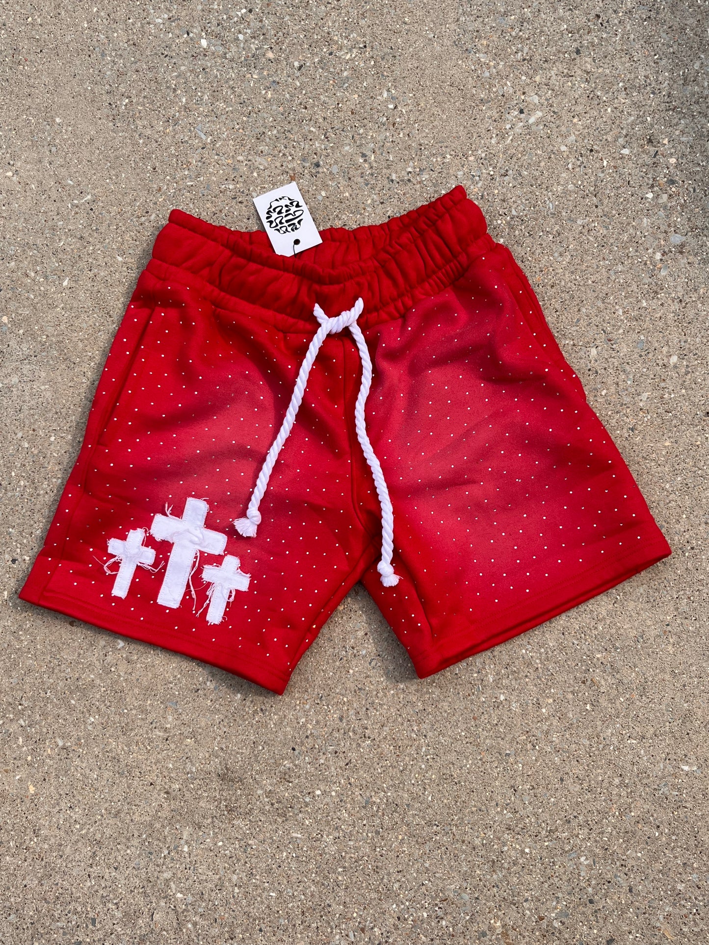 triple cross shorts